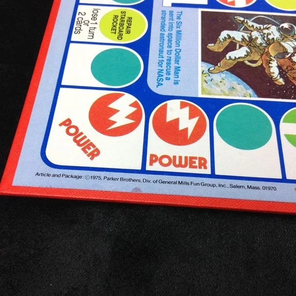 The Six Million Dollar Man Game REPLACEMENT Board Man Cave Decor Scuba Astronaut - Picture 8 of 12